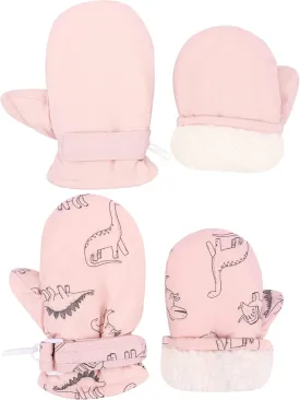 Urban Virgin Infant Baby Toddler Kids Winter Mittnes Lined Fleece Warm Waterproof Ski Snow Gloves For Boys Girls