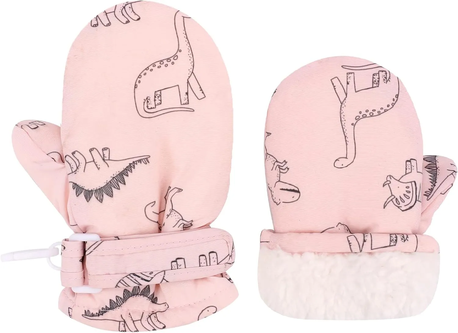 Urban Virgin Infant Baby Toddler Kids Winter Mittnes Lined Fleece Warm Waterproof Ski Snow Gloves For Boys Girls
