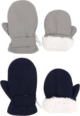 Urban Virgin Infant Baby Toddler Kids Winter Mittnes Lined Fleece Warm Waterproof Ski Snow Gloves For Boys Girls