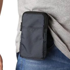 Waterproof Messenger Shoulder Bag with Cell Phone Waist Belt Pouch for Men - Multiple Pockets, Lightweight, Cross Body, Zip Sling, Strap, Business, Travel Work