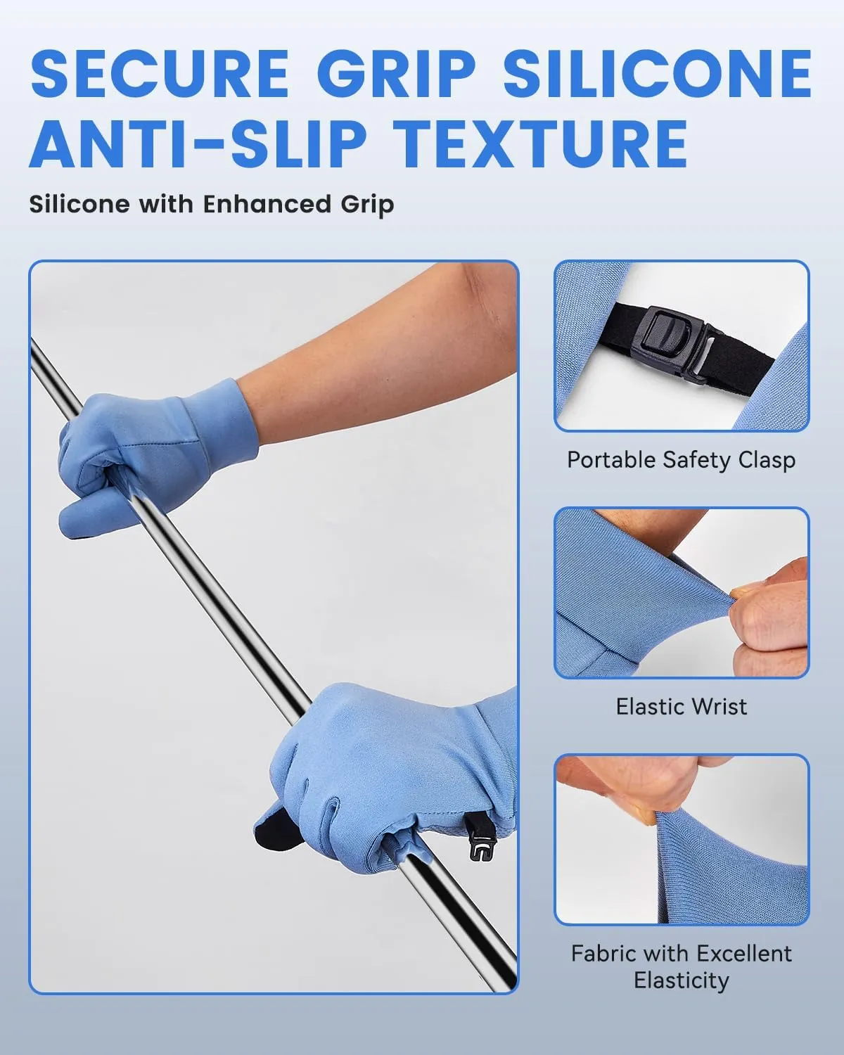 Winter Gloves for Men Women, Touch Screen Glove with Anti-Slip Grip, Thermal Warm Windproof Material & Touchscreen Finger Breathable Comfort, Cold Weather Touchscreen Gloves for Phone Text