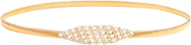 Women Skinny Metal Waist Belt Elastic Thin Waist Belt for Dress Stretch Chain Belt