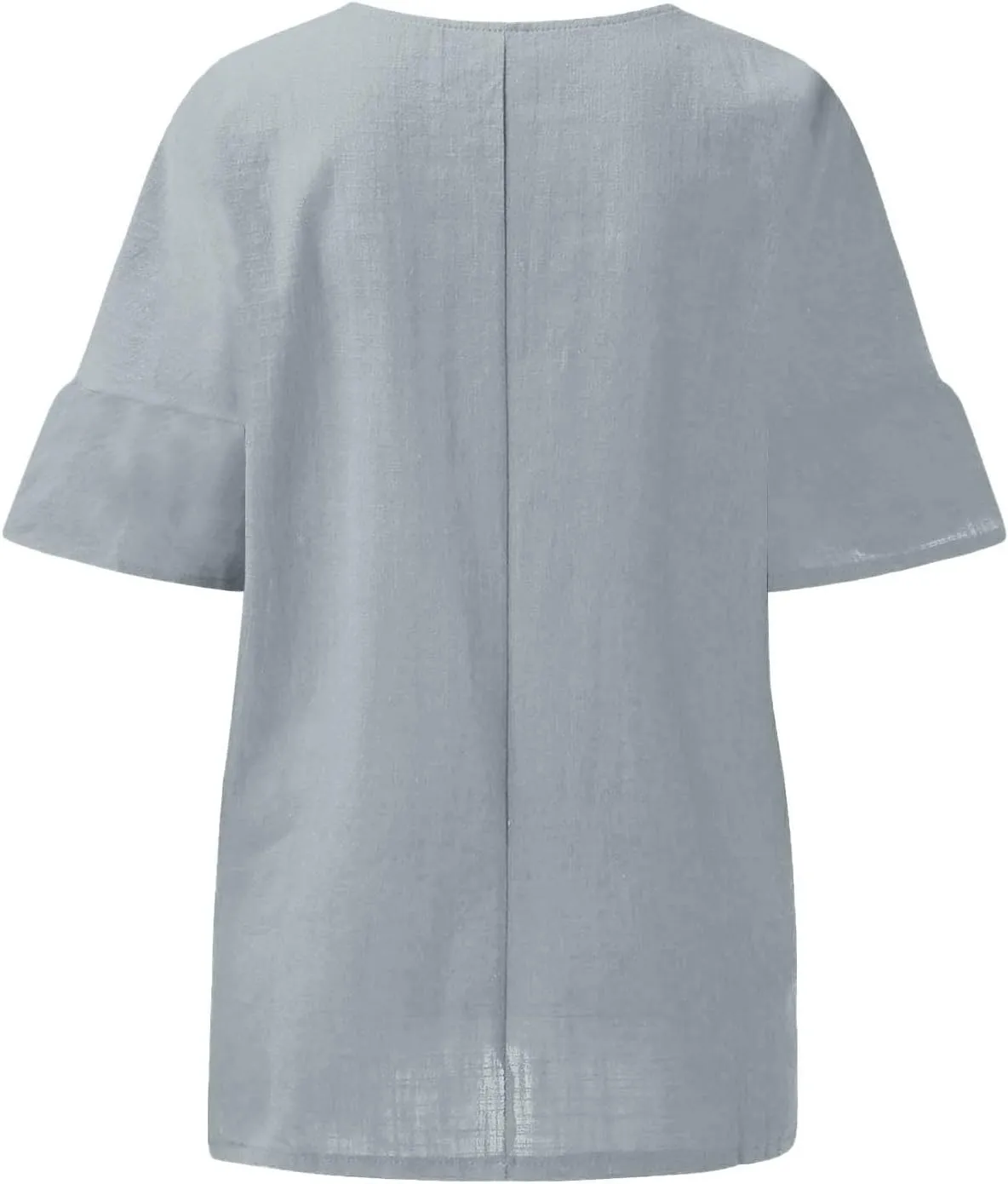 Womens Cotton Tops Summer Basic T Shirts Oversized Solid Blouses Boat Neck Tops Summer Tees Fashion Trendy Outfit