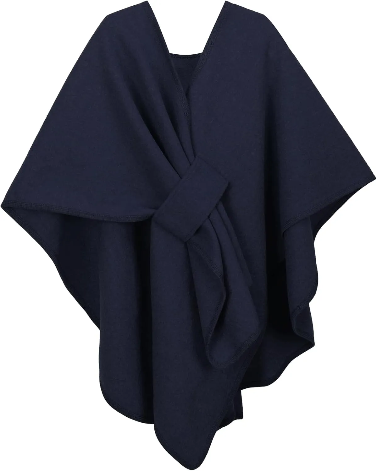 Women's Elegant Shawl Wraps Soft Open Front Poncho Cape Oversized Sweater for Spring Fall Winter