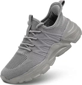 Womens Running Shoes Slip-on Walking Tennis Sneakers Lightweight Breathable Casual Soft Sole Mesh Workout Sports Shoes