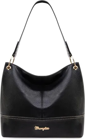 Wrangler Hobo Bags for Women Vegan Leather Top Handle Shoulder Purses and Handbags