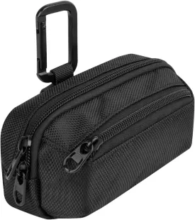 Xxerciz Carrying Case for Garmin Heart Rate Monitor Chest Strap, Nylon Sport Storage Bag with Carabiner Protective Pouch for Outdoor Running Sports Gym (Only Case)