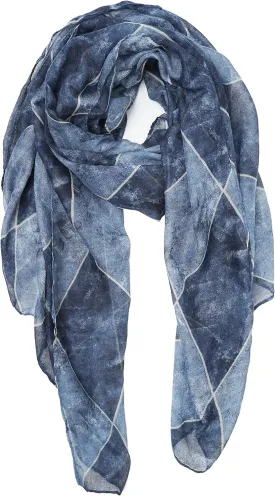 YOUR SMILE Ladies/Women's Lightweight Floral Print/Solid Color mixture Shawl Scarf For Spring Summer season