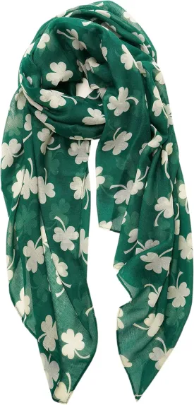 YOUR SMILE Ladies/Women's Lightweight Floral Print/Solid Color mixture Shawl Scarf For Spring Summer season