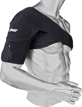 Zamst Shoulder Wrap Sports Shoulder Brace With Dynamic Stabilization For Shoulder Injuries-for Football, Volleyball, Tennis, Pickleball, Golf, Ice Hockey-Black