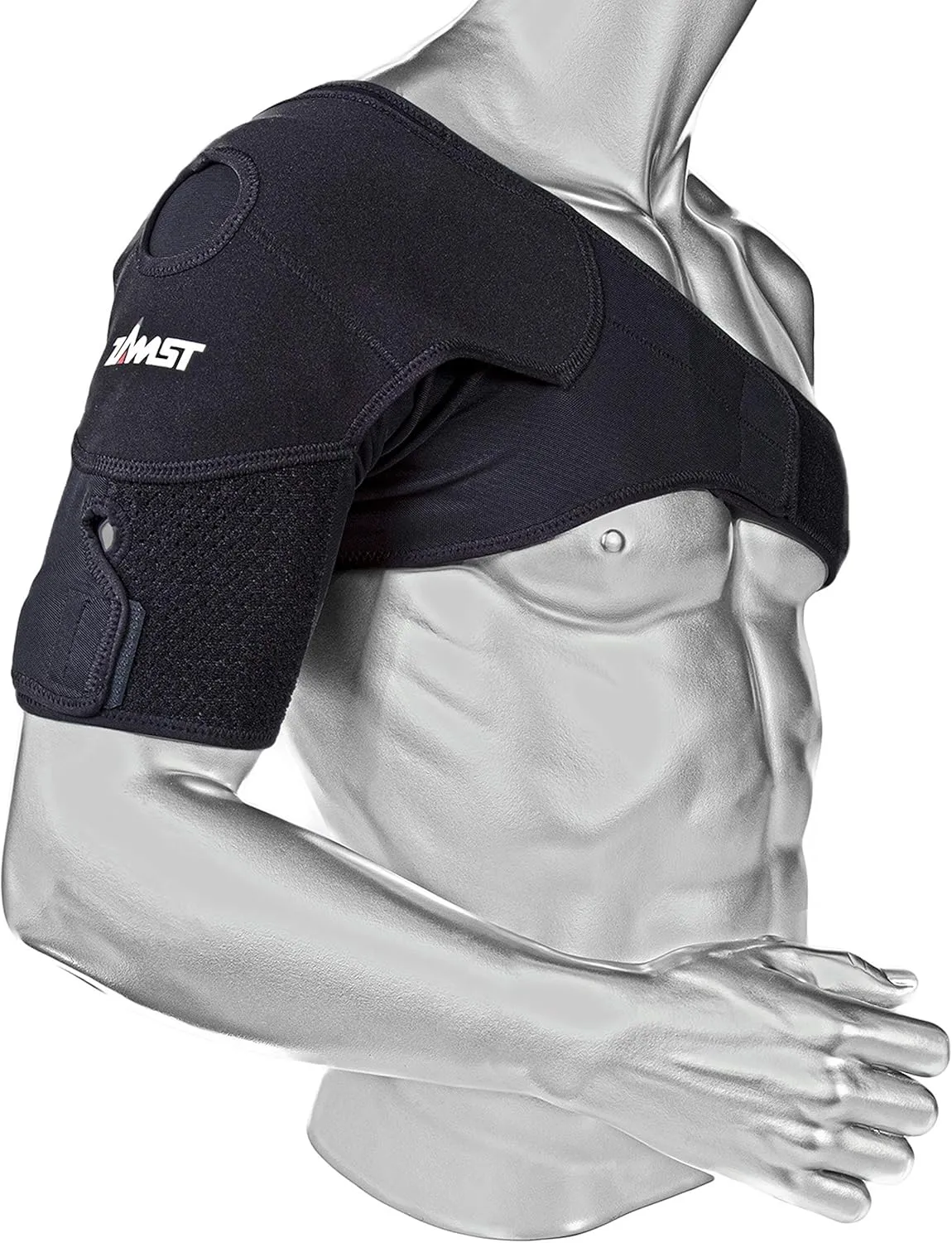 Zamst Shoulder Wrap Sports Shoulder Brace With Dynamic Stabilization For Shoulder Injuries-for Football, Volleyball, Tennis, Pickleball, Golf, Ice Hockey-Black