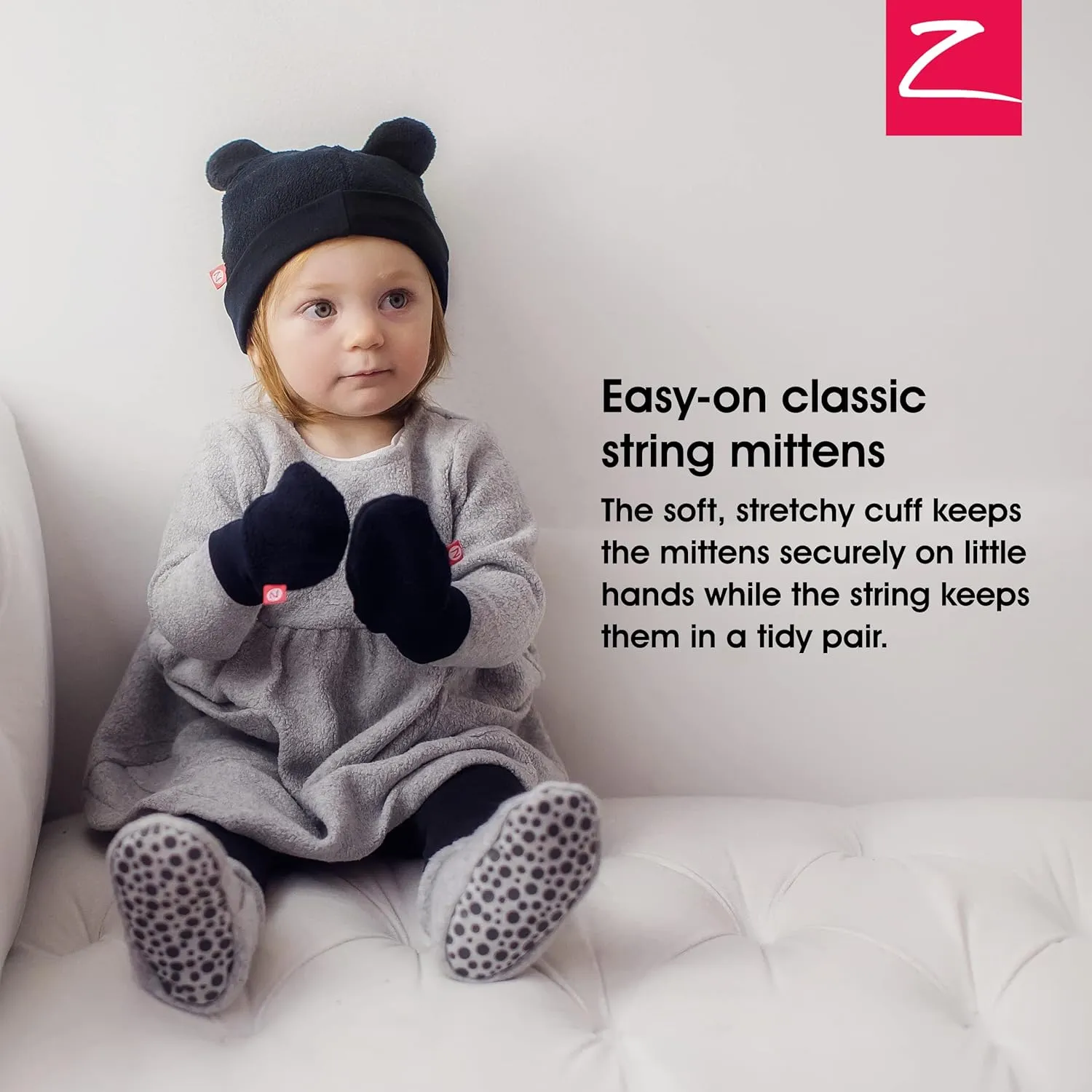 Zutano Baby Boys' Fleece Mittens